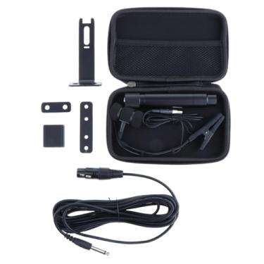 Imagem de Esquirla Microfone de instrumento com fio, acessórios para instrumentos, clipe portátil profissional no microfone para tocar parte do instrumento musical, 4 Pinos para Cajon