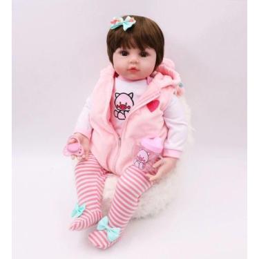 Imagem de Bebê Reborn Menina 47cm - Maria Eduarda - PRO BABY REBORN
