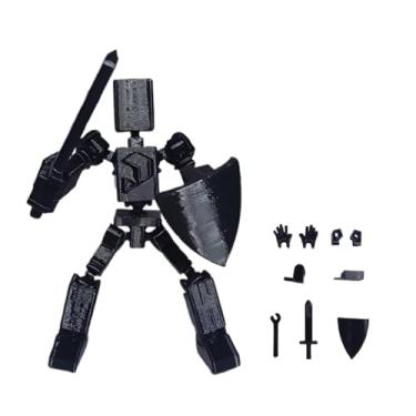 Imagem de Brinquedo Mini 13 - Dummy Articulado Act Figure Acessórios Preto