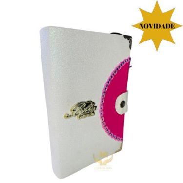 Imagem de Bíblia Sagrada Botão Tamanho 12,5x19 Letra Grande com Harpa - NoBrand