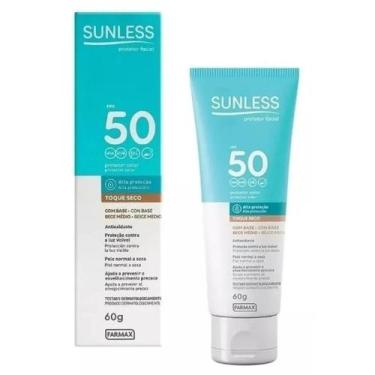 Imagem de Protetor Solar Facial Fps50 Sunless 60g Toq. Seco Bege Medio