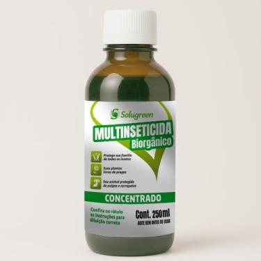 Imagem de Multi-Inseticida Concentrado  Solugreen 100% Natural - 250 ml