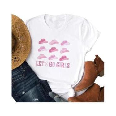 Imagem de Camiseta Hippie Boho Country - Estilo Vintage para Festa, BR-G, Branco