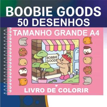 Imagem de Livro De Colorir Bobbie Goods Colorir Rosa ou Azul 50 Páginas A4 Grand