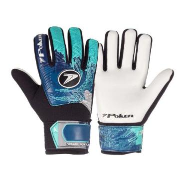 Imagem de Luva de Goleiro Infantil Poker Infinity Marinho/Verde, Marinho, Verde,