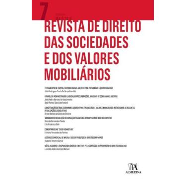 Imagem de Revista de Direito das Sociedades e dos Valores Mobiliários Nº7 - livr