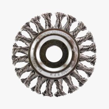 Imagem de Escova Circular Trançada Pequi 115mm x 13mm de Aço Inox