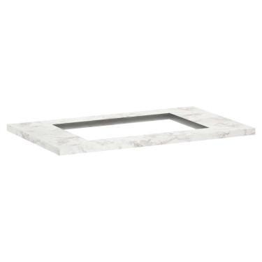 Imagem de Tampo 80Cm C/ Furo Para Cooktop 4 Bocas 50Cm X 35Cm E Pré Fu