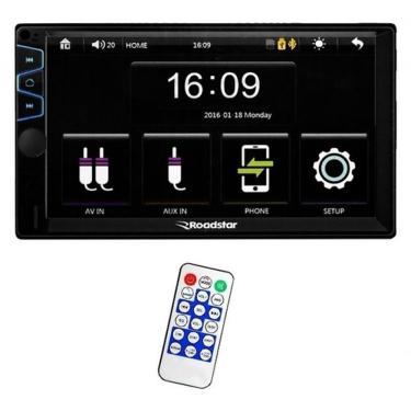 Imagem de Dvd 2 Din Central Multimídia Universal Mp5 Bt Espelhamento