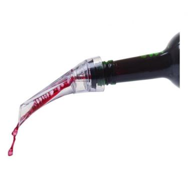 Imagem de Aerador Para Vinho Brinox 2425/101 Em Acrílico Incolor/Preto Incolor