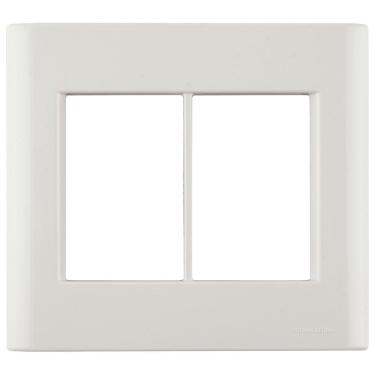 Imagem de Placa 6 Postos 4x4 Tramontina Giz Pérola Tramontina