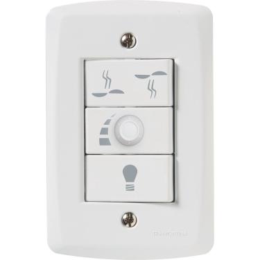 Imagem de Conjunto 4x2 Com Variador De Ventilador 220 V Tramontina Lux2 Branco Tramontina