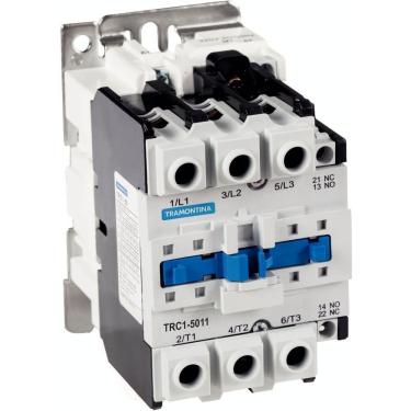 Imagem de Contator Tripolar Trc1-5011 50a 220vca 1na+1nf Tramontina