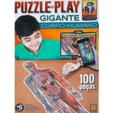 Imagem de Puzzle Play Gigante - Grow - Corpo Humano
