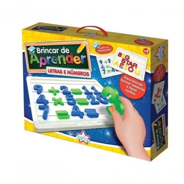 Imagem de Jogo Pedagógico Brincar E Aprender Letras E Números - Big Star