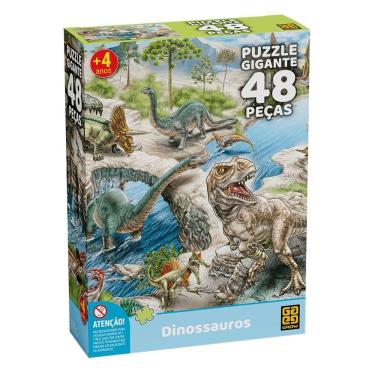 Imagem de Puzzle Gigante 48 Peças - Dinossauro - Grow