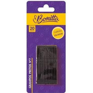 Imagem de Grampos Pretos N7 Bonitta Com 20 Unid, 638bt