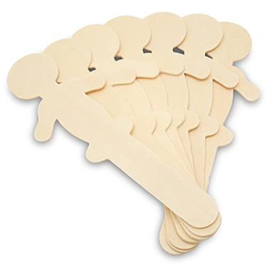 Imagem de Woodpeckers Palitos De Picolé Madeira Em Formato Pessoas Para Artesanato, 12,7 Cm Altura Com Base 6,8 Cm, Pacote 50 Grandes Menino, Por
