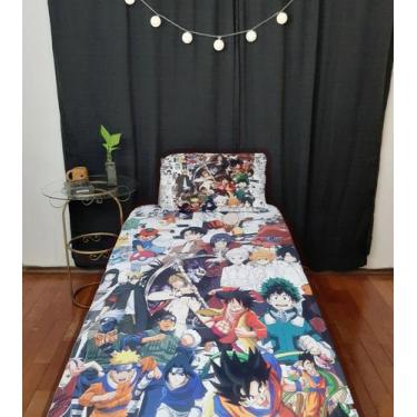 Imagem de Lençol Cama Solteiro Animes Favoritos Anime Naruto Otaku - Art Persona
