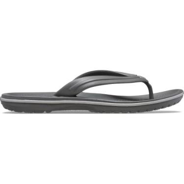 Imagem de Chinelo crocs crocband flip slate grey/smoke, 36, Slate grey, Smoke