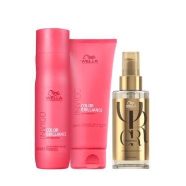 Imagem de Wella Brilliance Sh 250ml + Cond 200ml + Oleo 100ml - Wella profission