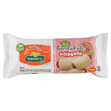 Imagem de Biscoito Enroladinho Natural Life Sabor Goiaba 65g