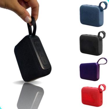 Imagem de Caixinha De Som GO04 Portátil Bluetooth Chaveiro C/ Alça Usb Cores Div
