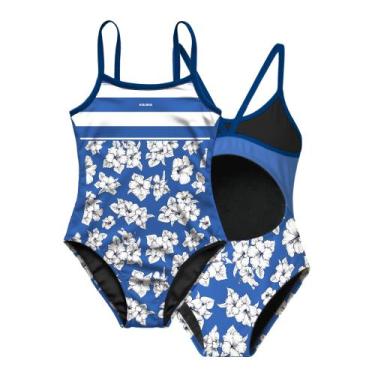 Imagem de Maiô infantil hibiscus proteção uv 50+ kauna, 16