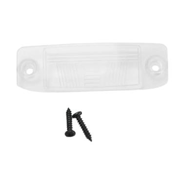 Imagem de QccHieUs Tampa da lâmpada da placa traseira, carcaça lente, acessórios automotivos, peças de reposição, profissional transparente 92510-2P000