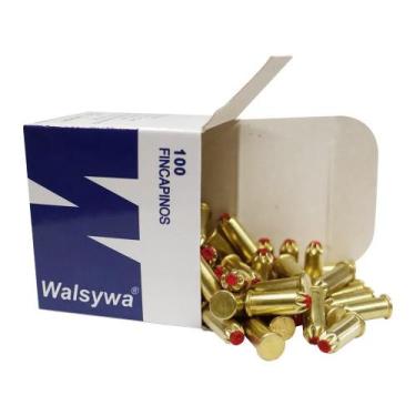 Imagem de Finca Pino Cal. 22 Vermelho 100 Unidades Ação Direta - WALSYWA