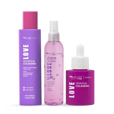 Imagem de Kit Skincare de Colageno Max Love - 3 Itens - Max Love Make-up