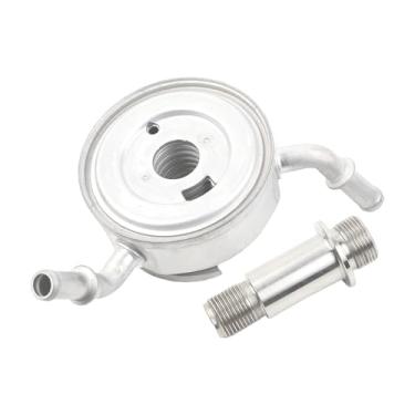 Imagem de Dasbecan Aquecedor do refrigerador de óleo do motor compatível com Ram 1500 2019-2024 número OEM substitui 68271639AD 68271639AB 68271639AC