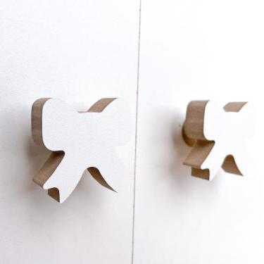 Imagem de 10 Puxadores Laço Infantil Boho Gaveta Móveis Cômoda Armário - Souveni