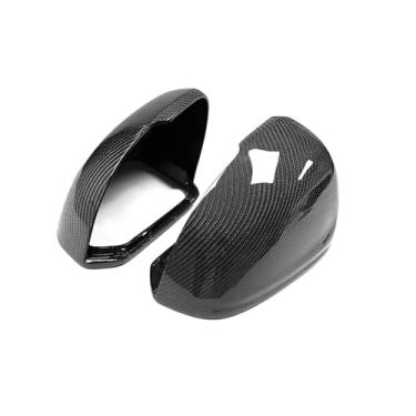 Imagem de Capas de espelho retrovisor lateral de substituição compatíveis com Volvo S60 V60 C40 S90 OEM Style Carbon Fiber Carcaça Shell(V60 20-22)