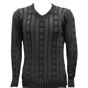 Imagem de Blusa katlen Tricot  masculina Waniseer decote V-Masculino
