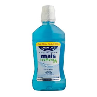 Imagem de ANTISSEPTICO BUCAL POWERDENT MAIS ICE MENTA L500ML P350ML COM ALCOOL