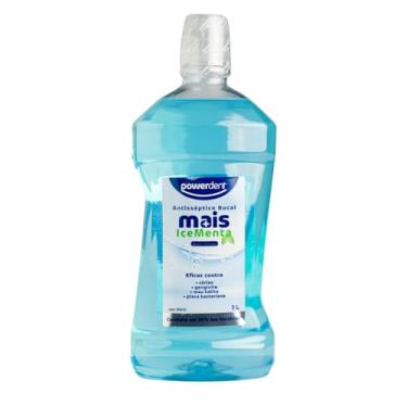 Imagem de ANTISSEPTICO BUCAL POWERDENT MAIS ICE MENTA 1L ZERO ALCOOL
