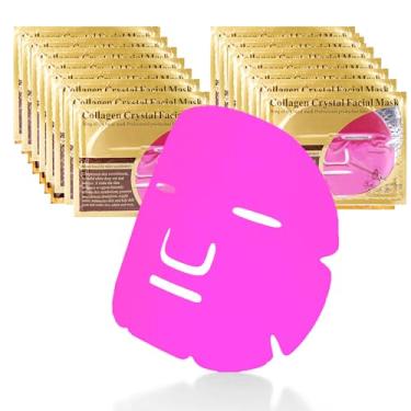 Imagem de Nielies Máscara Facial De Colágeno - Máscara Facial Coreana Antienvelhecimento De Colágeno Para Todos Os Tipos De Pele - 15 Folhas De Luxo Com Colágeno E Ouro 24K - Presente Para Mãe, Namorada Ou Es