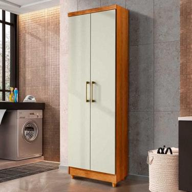 Imagem de Armário Multiuso  para Lavanderia 2 portas com 5 Repartições