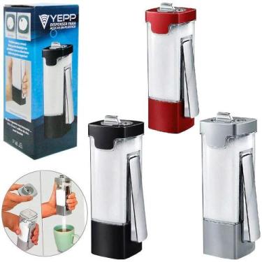 Imagem de Açucareiro YEPP com Dispenser de Acrílico Automático, Vermelho