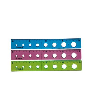 Imagem de Regua Flexivel 20Cm Gabarito Circulo - 86409