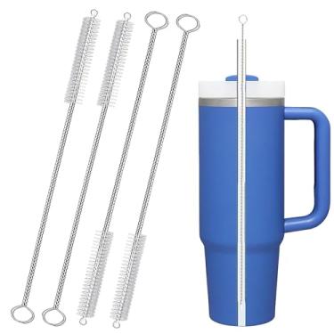 Imagem de CIDYAUST Escova de limpeza de palha para Stanley Cup, escova de canudo de 25 cm para canecas Stanley de 1,134 g, 850 g, 567 g, limpador de palha Stanley para vários canudos, mamadeiras, garrafas de