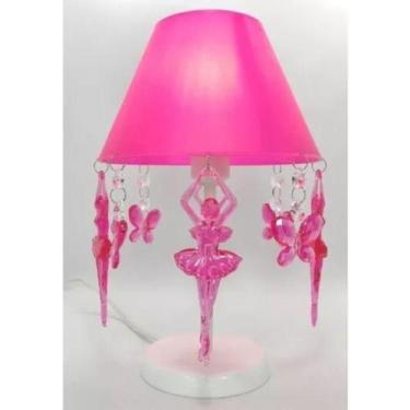 Imagem de Luminária De Mesa Borboleta Bailarina Decorar Quarto Menina - Lustres 