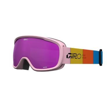 Imagem de Giro Óculos de esqui Buster Kids - Óculos de snowboard para jovens, meninos, meninas - blocos rosa - rosa âmbar