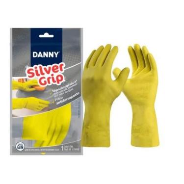 Imagem de Luva danny silver grip amarela, G