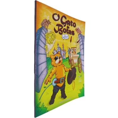 Imagem de O Gato de Botas Em Quadrinhos Adaptação do Clássico da Literatura de Charles Perrault