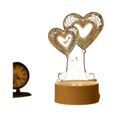 Imagem de Lâmpada Noturna LED 3D USB, Placa De Neon Acrílica Para Decoração De Q