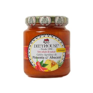 Imagem de Doce Diet Geleia Vegana de Pimenta com Abacaxi Sem Açúcar - Diet House
