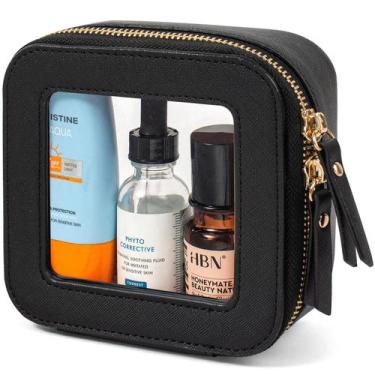 Imagem de Bolsa de maquiagem LETGO Clear Small para bolsa, itens essenciais de v