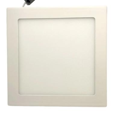Imagem de Plafon Painel de LED QUADRADO de Embutir 17cm de diâmetro Bivolt (110/220V)- 12W - 3000k